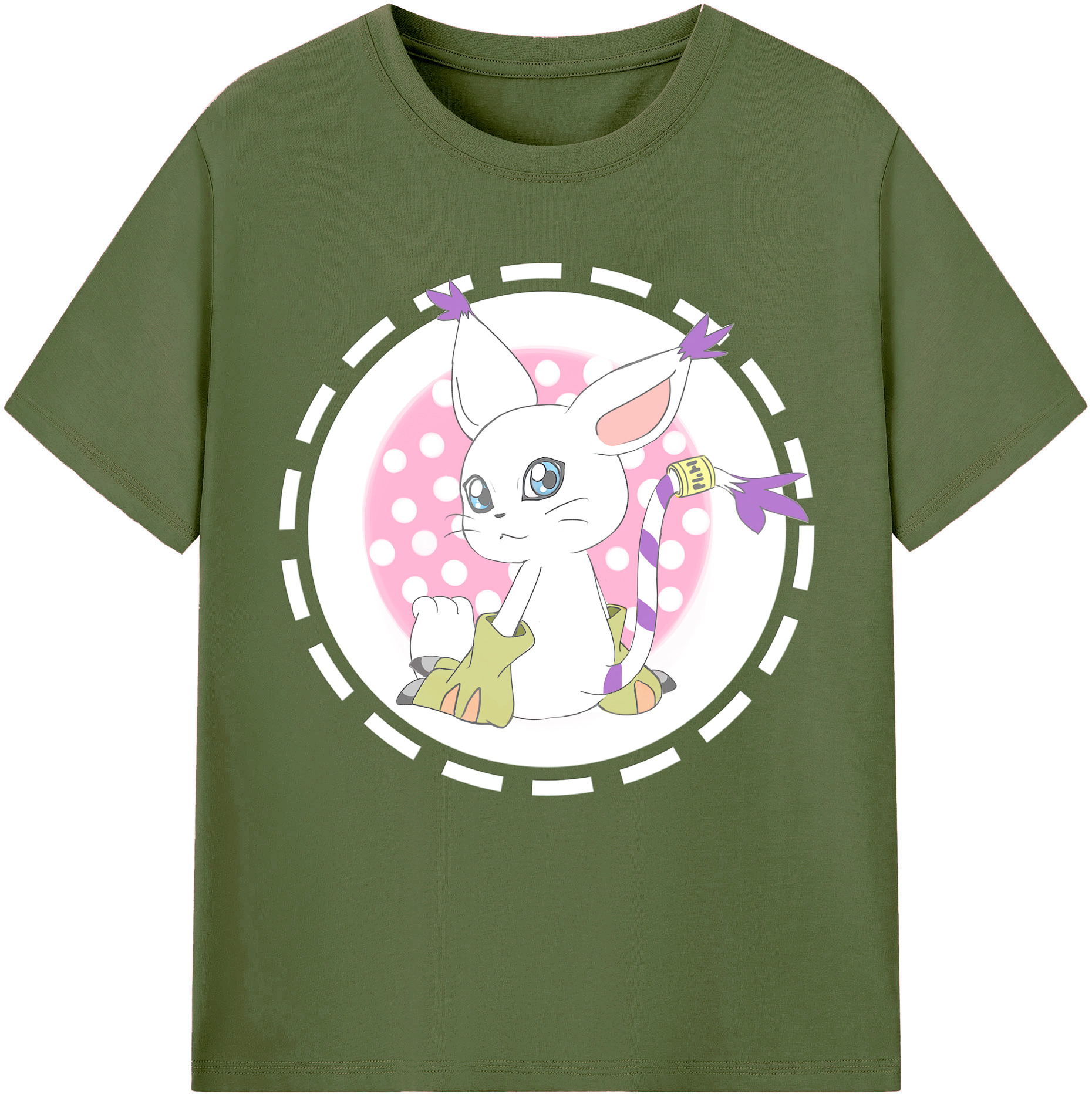 （画像用） Digimon デジタルモンスター/デジモン 綿100％半袖Tシャツ（フロントプリント）